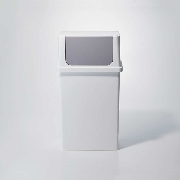Rakuten - ゴミ箱 フロントオープントラッシュビン25ワイド シールズ ライクイット ごみ箱 25l ふた付き 分別 隙間 キッチン 積み重ね 蓋付きゴミ箱 日本製 おしゃれ かわいい 袋 見えない 北欧 シンプル ワイド 台所 スペース 白 ホワイト スタッキング 韓国インテリア フェミニン
