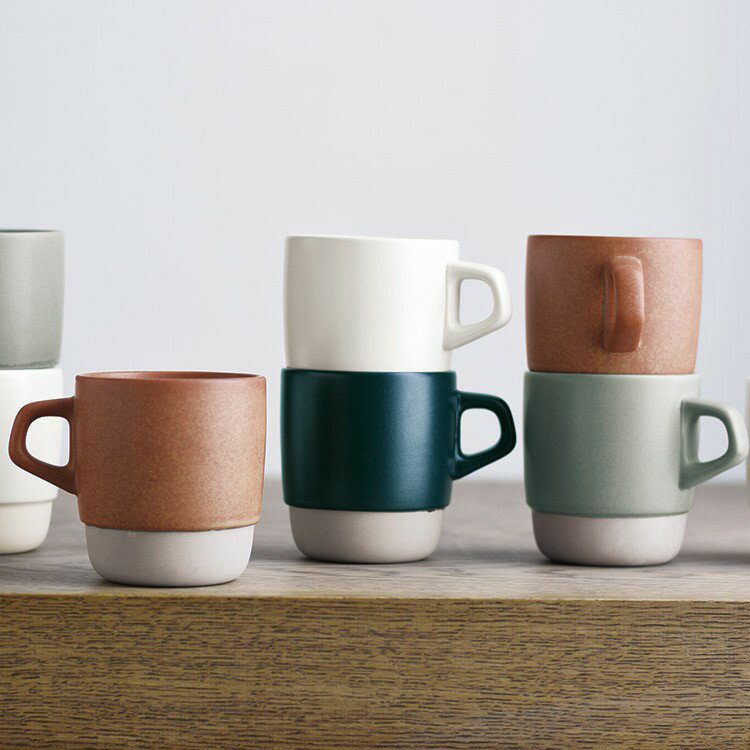 Rakuten - KINTO SCS スタックマグ 320ml 【コップ カップ マグカップ 320ml コーヒー 珈琲 お茶 ティー シンプル 磁器 日本製 日本 白 ホワイト 電子レンジ 食洗機 食器洗浄機 おしゃれマグカップ かわいい 引越祝い 結婚祝い 父の日 プレゼント ギフト 誕生日 韓国インテリア】