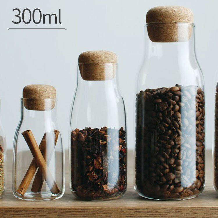 Rakuten - KINTO キントー BOTTLIT ボトル型 キャニスター 300ml【保存容器 保存 容器 ガラス 耐熱ガラス ボトル 密閉 密閉容器 コーヒー 紅茶 シンプル キッチン 北欧 おしゃれ かわいい 女性 結婚祝い 誕生日 プレゼント 実用的 ギフト 引っ越し祝い】