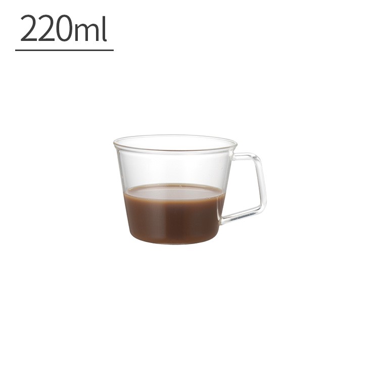 KINTO キントー CAST キャスト コーヒーカップ 220ml【マグカップ コップ ガラス カップ 耐熱ガラス 220ml コーヒー コーヒーカップ お茶 ティー シンプル おしゃれマグカップ かわいい 女性 引越祝い 結婚祝い 誕生日 プレゼント 母の日 ギフト 実用的 引っ越し祝い】