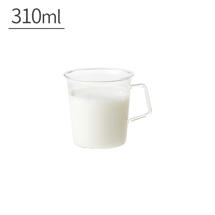 KINTO キントー CAST キャスト ミルクマグ 310ml【マグカップ コップ ガラス 耐熱ガラス 310ml コーヒー ミルク お茶 ティー シンプル おしゃれマグカップ かわいい 女性 引越祝い 結婚祝い 誕生日 クリスマス プレゼント 実用的 ギフト 引っ越し祝い】