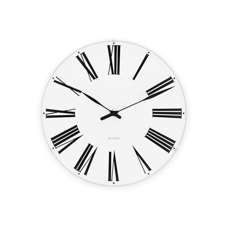 壁掛けフック特典有★掛け時計 ローマン ROMAN アルネ・ヤコブセン ARNE JACOBSEN 290mm【壁掛け時計 デザイン モダン シンプル アルネヤコブセン デンマーク ローゼンダール 時計 雑貨 おしゃれ かわいい 北欧 インテリア 誕生日プレゼント ギフト 結婚祝い 敬老の日】