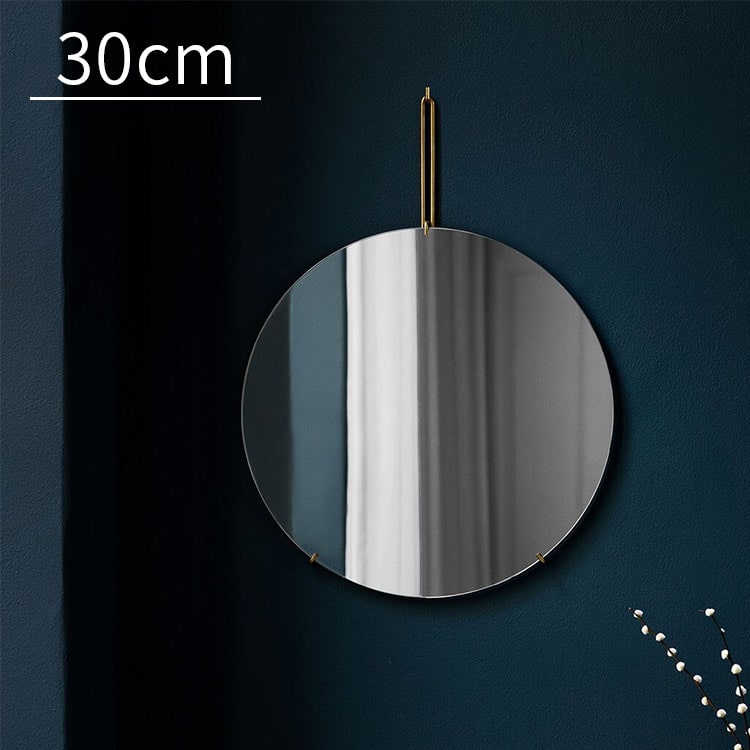 WALL MIRROR ウォールミラー 30cm MOEBE ムーベ【ミラー 鏡 壁掛け 壁 ノンフレーム インテリア 北欧 インテリア雑貨 おしゃれ 円形 まる 丸型 シンプル ドイツ ドイツ製 テイスト かわいい サニタリー 洗面所 洗面 玄関】