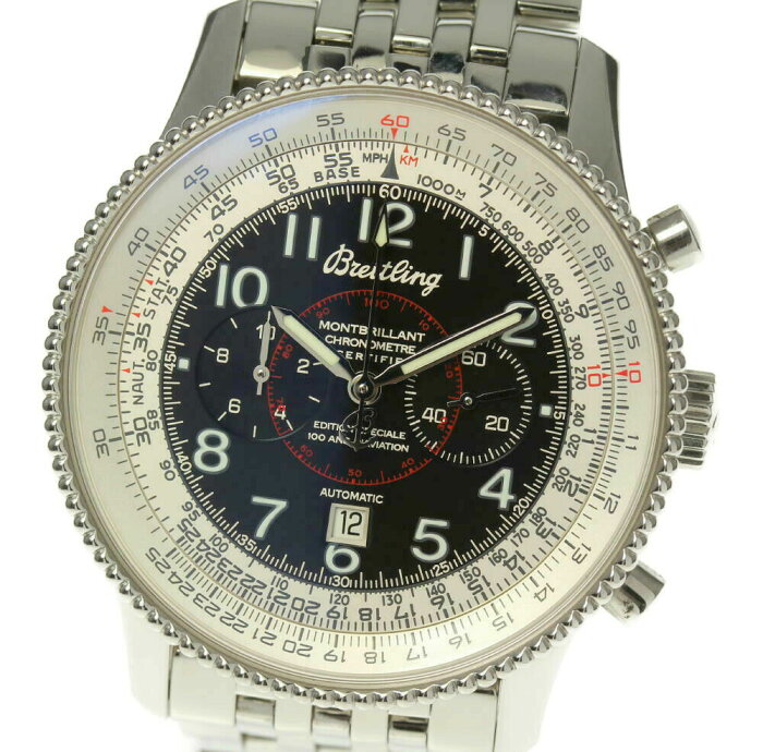 ☆美品【BREITLING】ブライトリング ナビタイマー デイト A35330 自動巻き メンズ【中古】