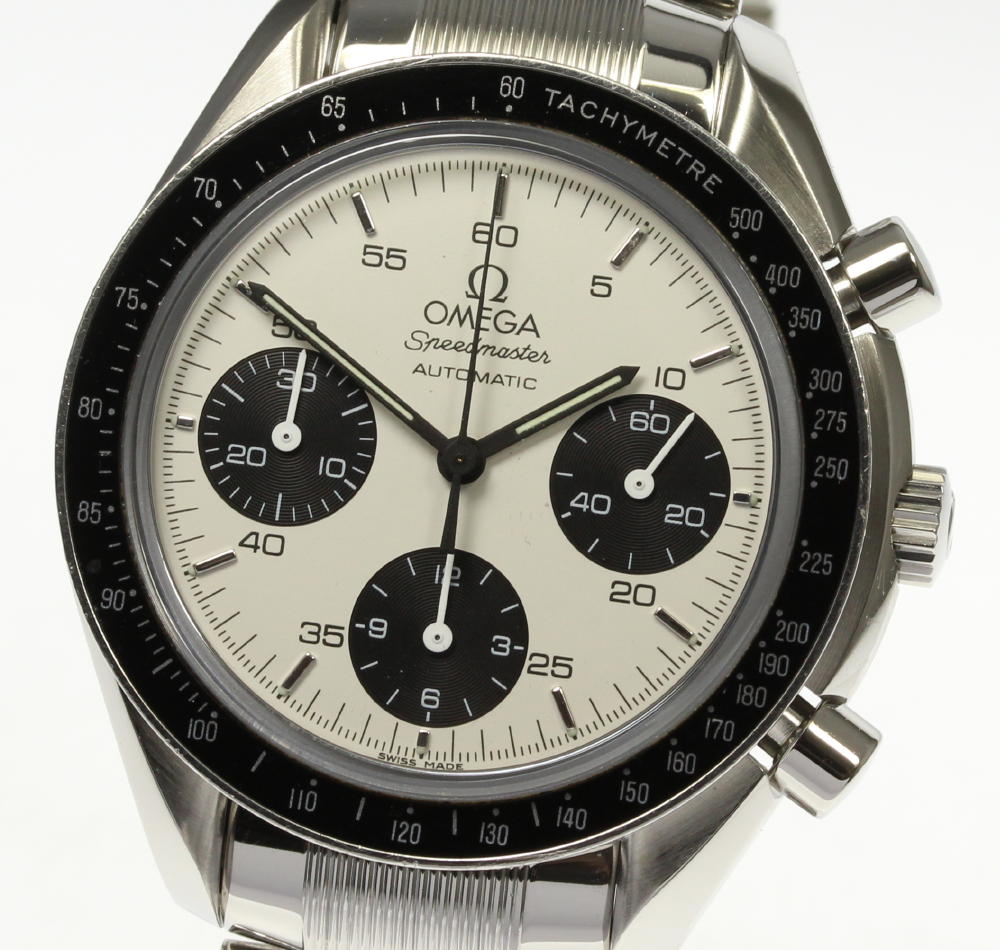 ☆良品 【OMEGA】 オメガ スピードマスター クロノグラフ 丸井限定 3539.31 自動巻き  ...