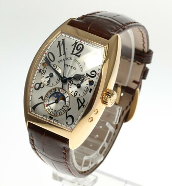 ☆訳あり【FRANCK MULLER】フランクミュラー トノウ・カーベックス K18PG 7880MBLDT 自動巻き メンズ【ev10】【中古】