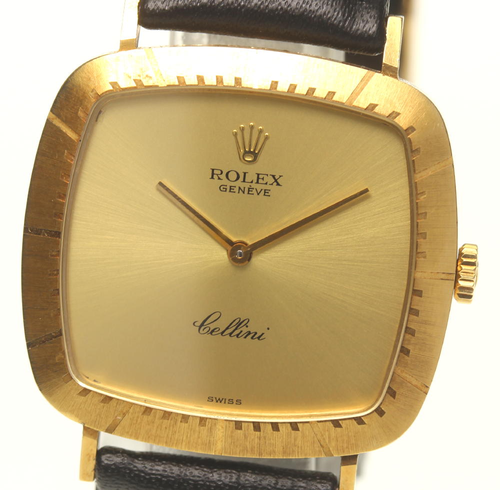 【ROLEX】ロレックス チェリーニ K18YG 4084 cal,1601 手巻き メンズ【ev05】【中古】