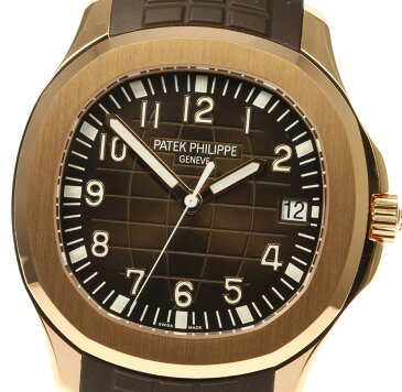 ☆未使用品 箱保付き【PATEK PHILIPPE】パテックフィリップ アクアノート K18PG デイト 5167R-001 自動巻き メンズ【中古】