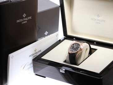 ☆未使用品 箱保付き【PATEK PHILIPPE】パテックフィリップ アクアノート K18PG デイト 5167R-001 自動巻き メンズ【中古】