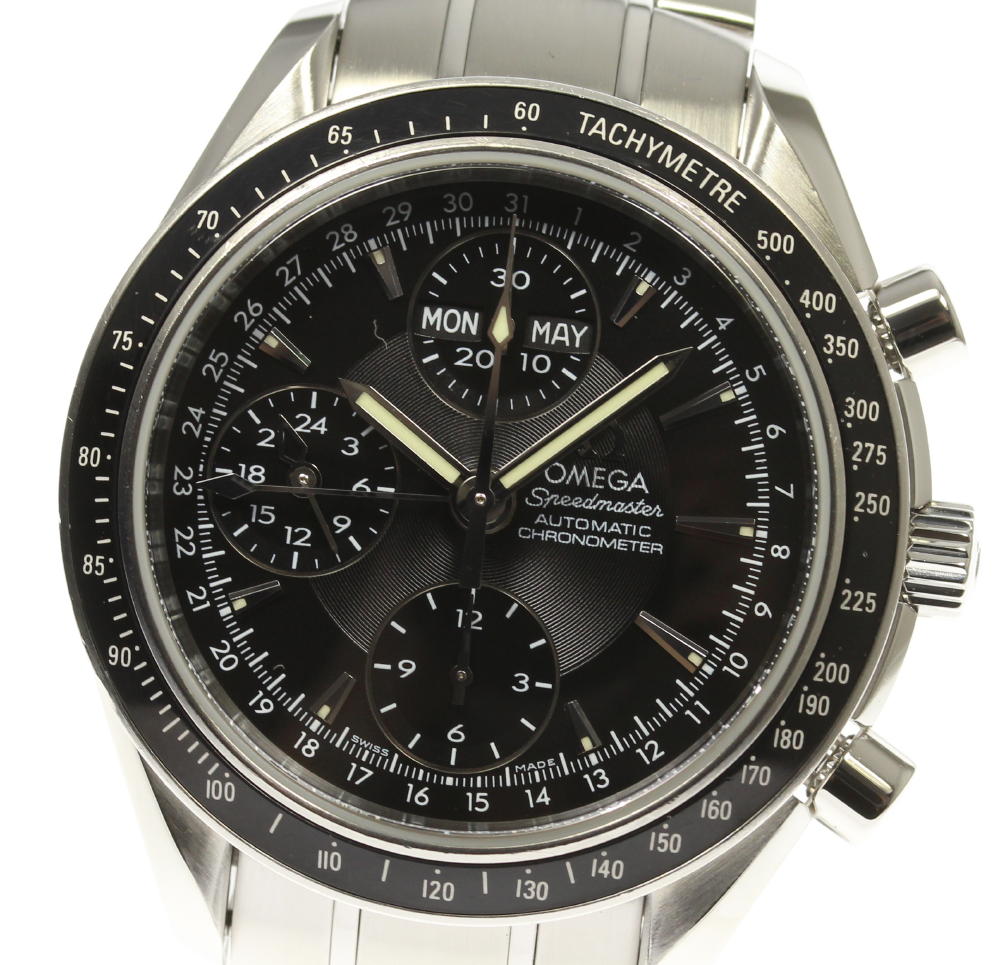 ☆良品【OMEGA】オメガ スピードマスター クロノグラフ トリプルカレンダー 3220.50 自動巻き メンズ【中古】