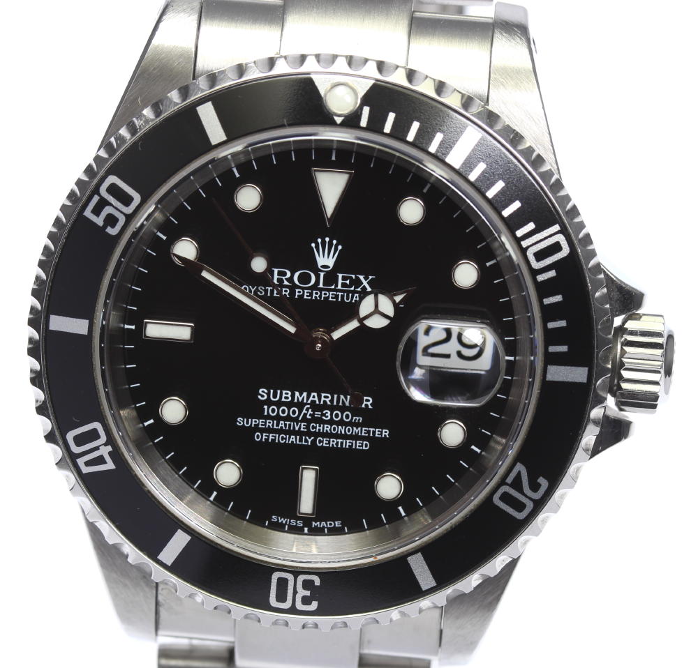 ☆良品【ROLEX】ロレックス サブマリーナ デイト 16610 K番 自動巻き メンズ【中古】