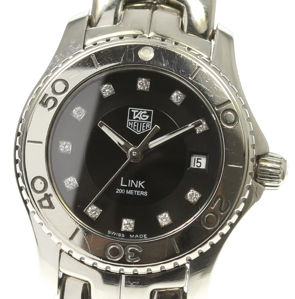 保証書付【TAG HEUER】タグホイヤー リンク 11Pダイヤモンド WJ1318.BA0572  ...
