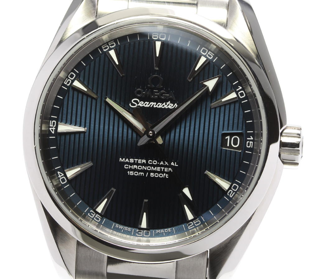 ☆美品【OMEGA】オメガ シーマスター アクアテラ デイト 231.10.39.21.03.002 自動巻き メンズ【中古】