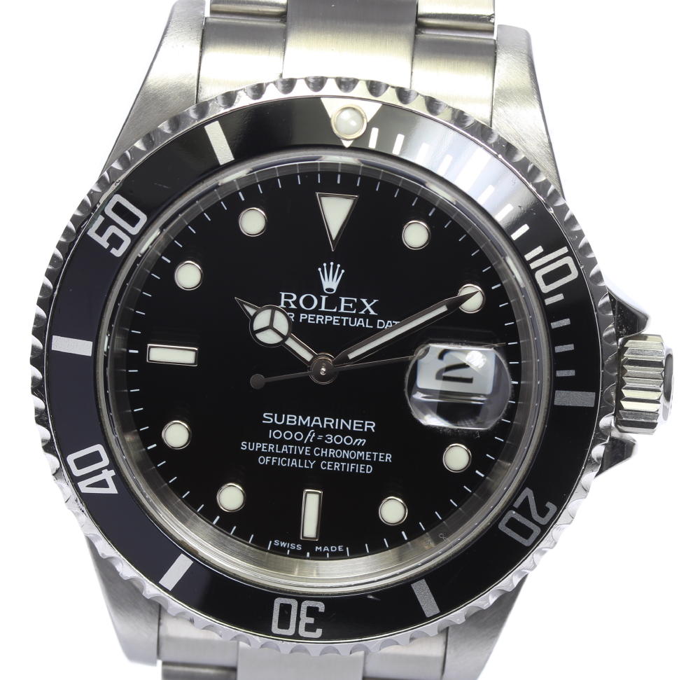 【ROLEX】ロレックス サブマリーナ デイト 16610 D番 自動巻き メンズ【中古】