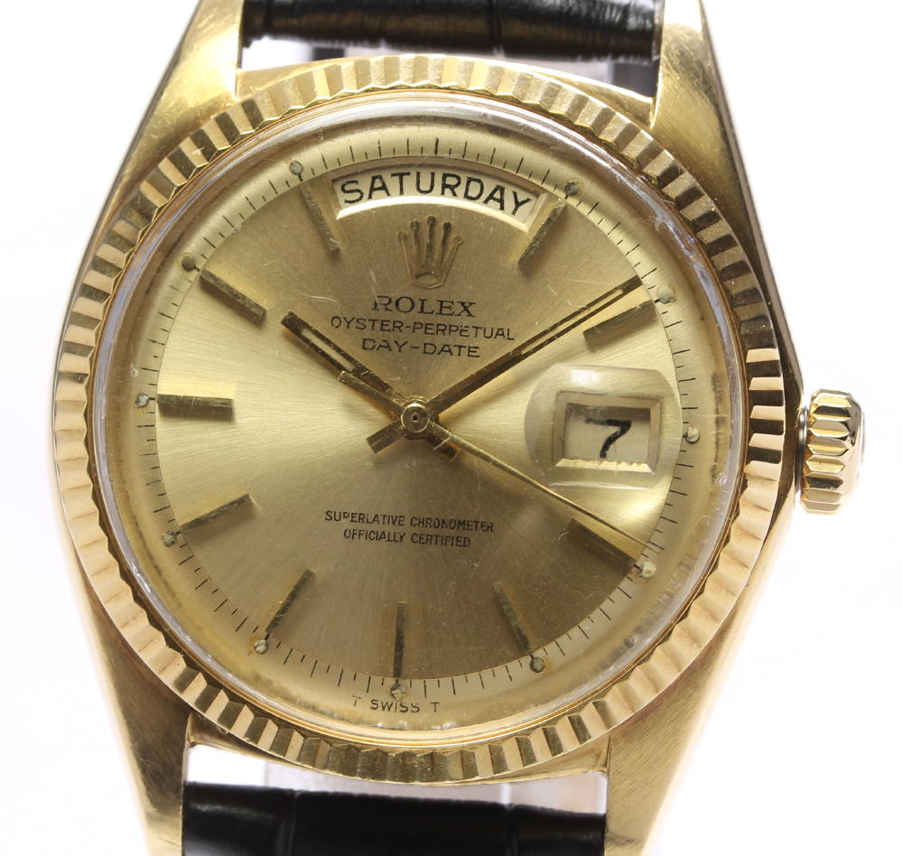 【ROLEX】ロレックス オイスターパーペチュアル デイデイト 1803 K18YG cal.1556 自動巻き メンズ【中古】