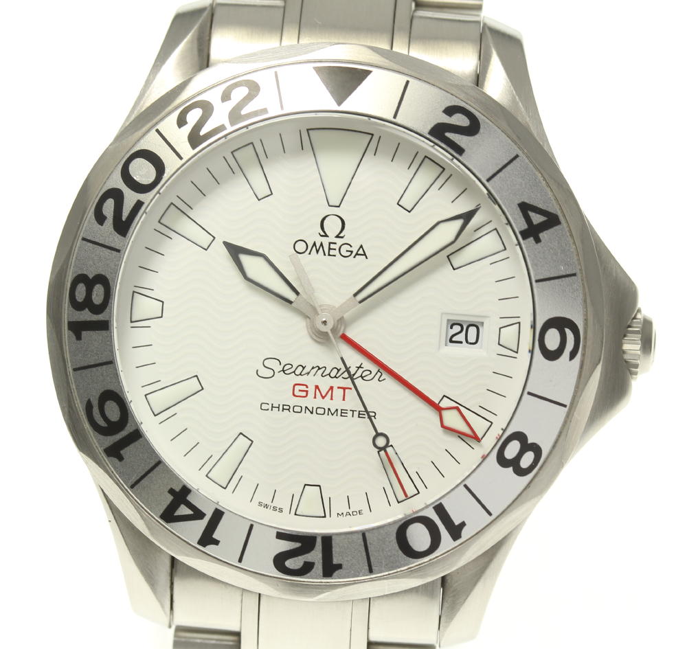 保付き【OMEGA】オメガ シーマスター300 GMT 2538.20 自動巻き メンズ【中古】