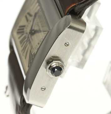 【CARTIER】カルティエ タンクディバンLM W6300755 自動巻き メンズ【中古】