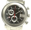 【GUCCI】グッチ 101M Chrono YA101309 クォーツ メンズ【中古】