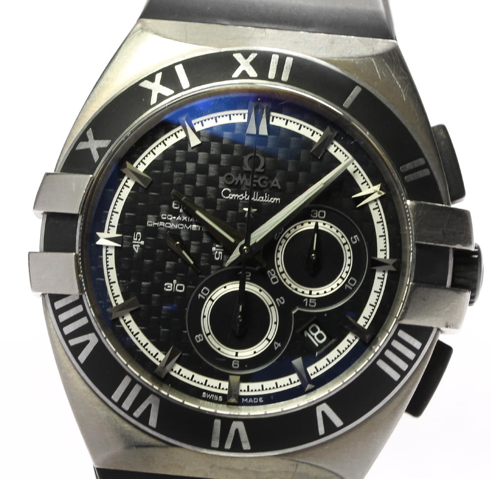 ※ジャンク品【OMEGA】オメガ コンステレーション ダブルイーグル ミッションヒルズ ワールドカッ ...