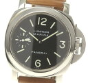 ☆良品【PANERAI】パネライ ルミノールマリーナ スモールセコンド PAM00111 手巻き メ ...