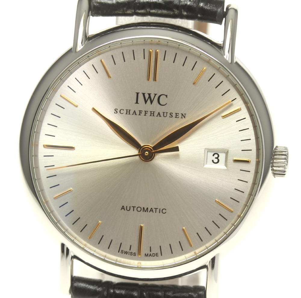 ☆良品【IWC】ポートフィノ デイト IW356303 自動巻き メンズ【中古】