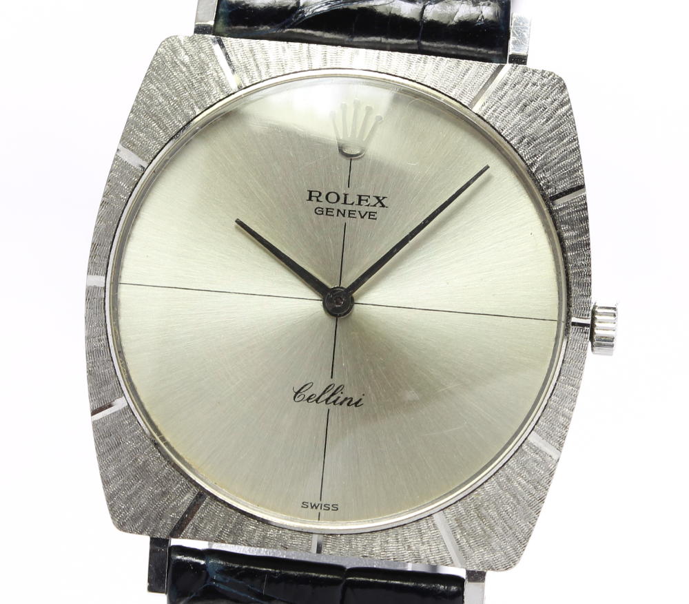 【ROLEX】ロレックス K18WG チェリーニ アンティーク cal.1600 手巻き メンズ【中古】