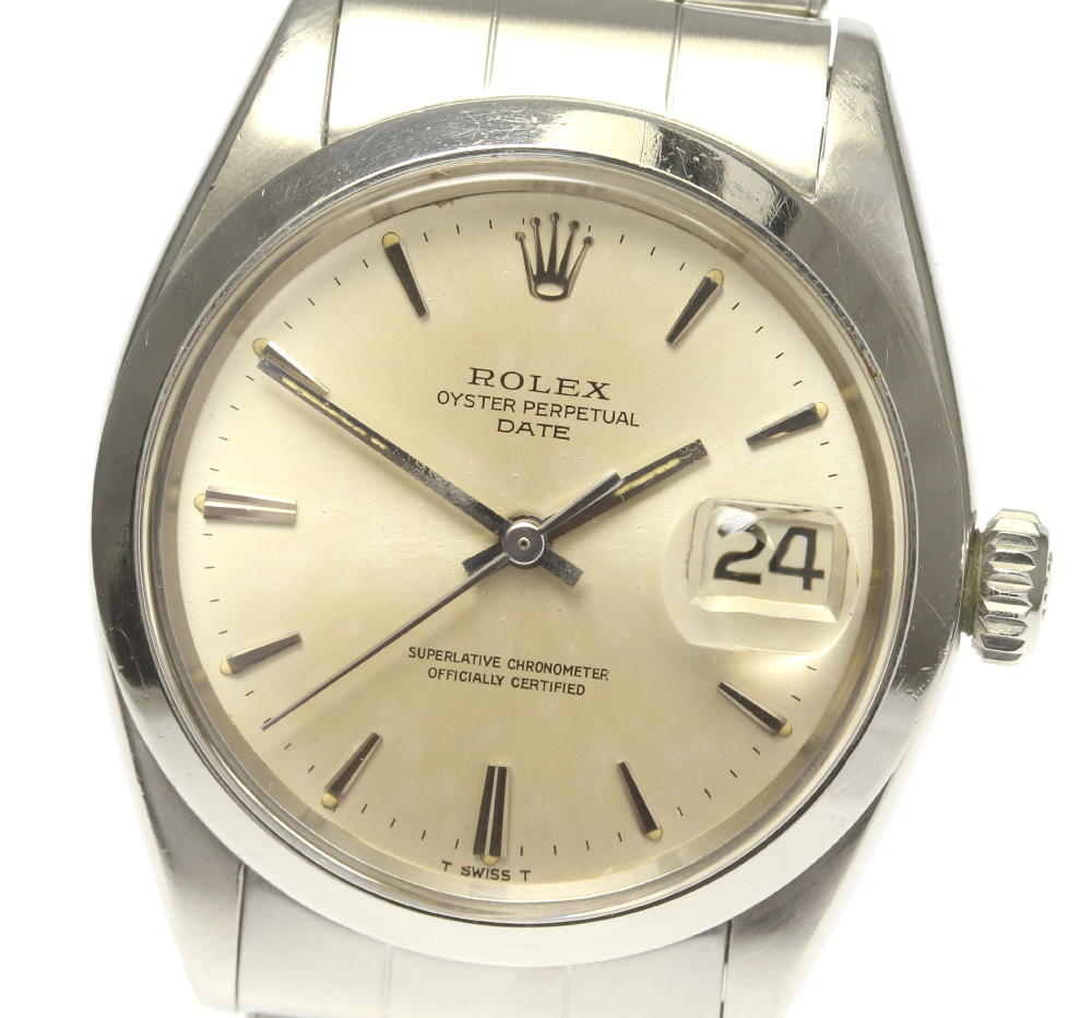 【ROLEX】ロレックス オイスターパーペチュアル デイト アンティーク 1500 cal.1570 自動巻き メンズ【中古】