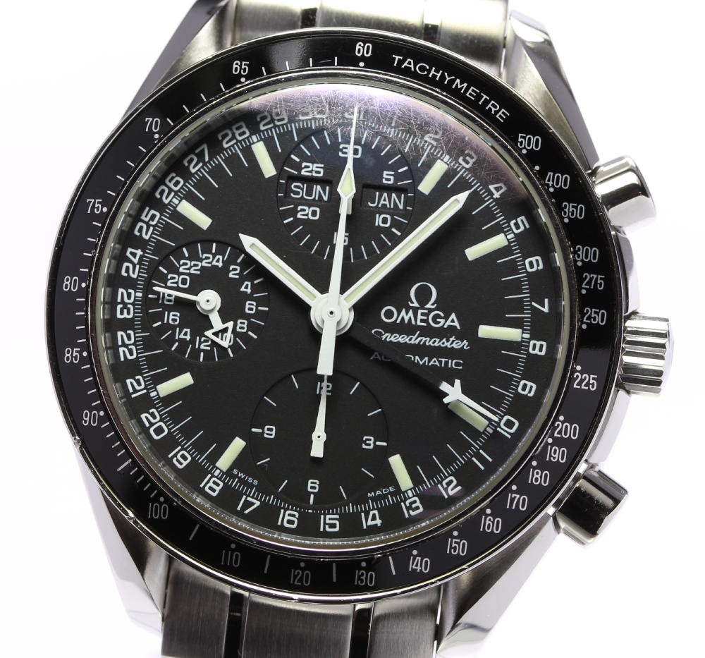 【OMEGA】オメガ スピードマスター マーク40 コスモス クロノグラフ トリプルカレンダー 3520.50 自動巻き メンズ【中古】