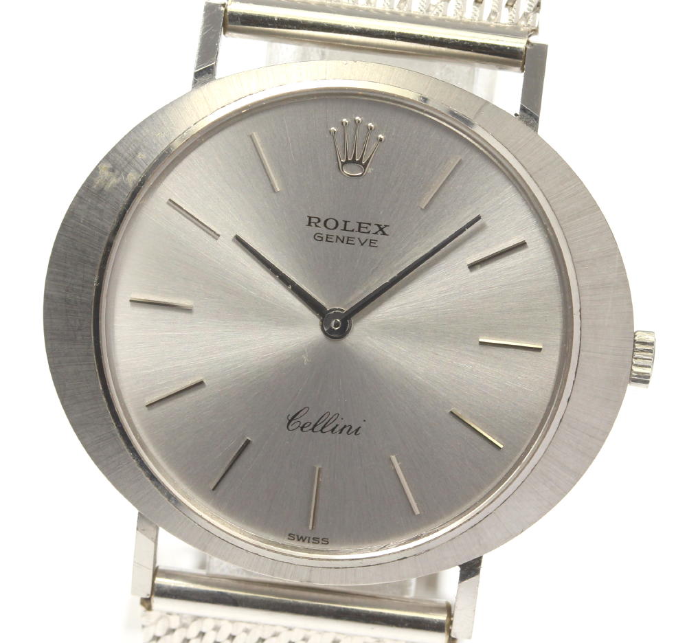 【ROLEX】ロレックス チェリーニ K18WG Cal.1600 手巻き メンズ【中古】