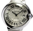 箱保付き【CARTIER】カルティエ バロンブルーLM デイト W69012Z4 自動巻き メンズ【 ...