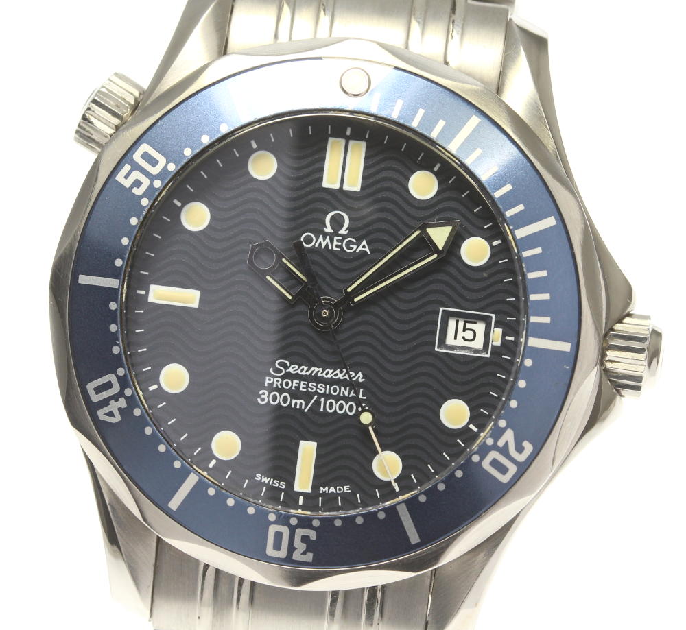 【OMEGA】オメガ シーマスター300m デイト 2561.80 クォーツ ボーイズ【中古】