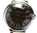 【CARTIER】カルティエ バロンブルー デイト W6920032 自動巻き メンズ【中古】