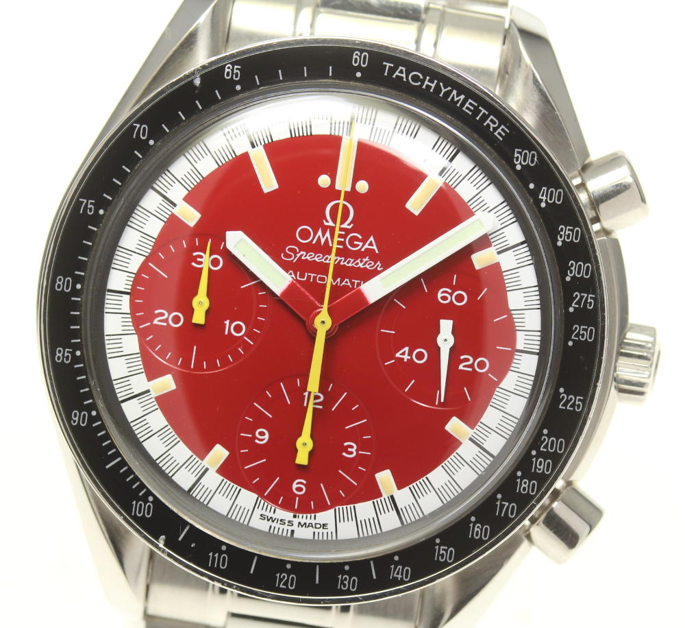 【OMEGA】オメガ スピードマスター レーシング シューマッハ クロノグラフ 3510.61 自動巻き メンズ【中古】