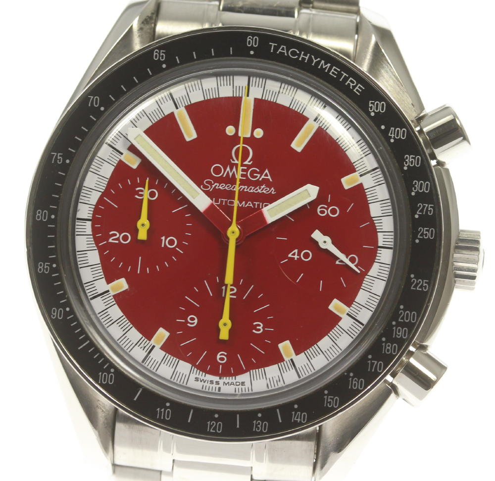 【OMEGA】オメガ スピードマスター レーシング シューマッハ クロノグラフ 3510.61 自動巻き メンズ【中古】