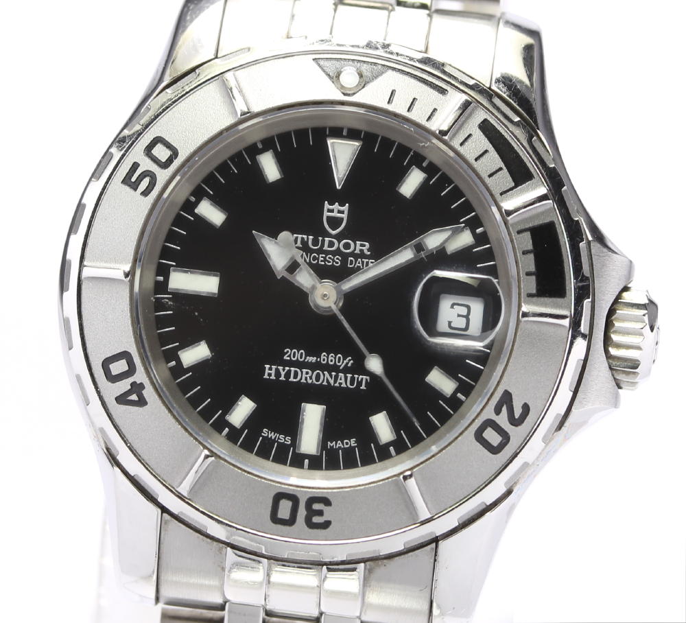 【TUDOR】チュードル プリンセスデイト ハイドロノート 99090 自動巻き レディース【中古】