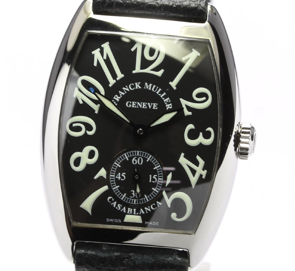 ☆美品【FRANCK MULLER】フランクミュラー カサブランカ 7500S6 レディース【中古】