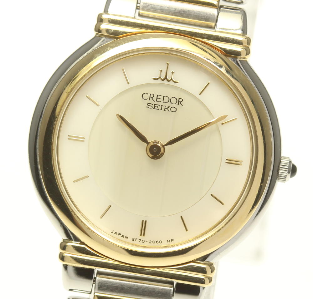 ☆良品【SEIKO】セイコー クレドール 2F70-0600 クォーツ レディース【中古】のサムネイル