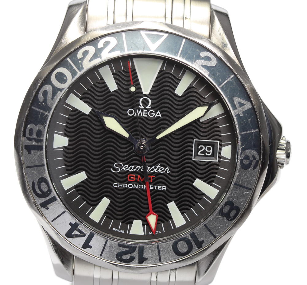 【OMEGA】オメガ シーマスターGMT プロダイバーズ デイト 2234.50 自動巻き メンズ【 ...