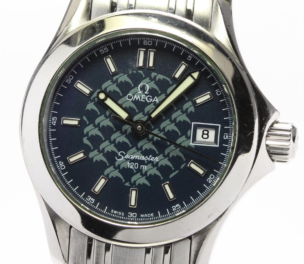 【OMEGA】オメガ シーマスター 120 ジャックマイヨール 2588.80 クォーツ レディース【中古】