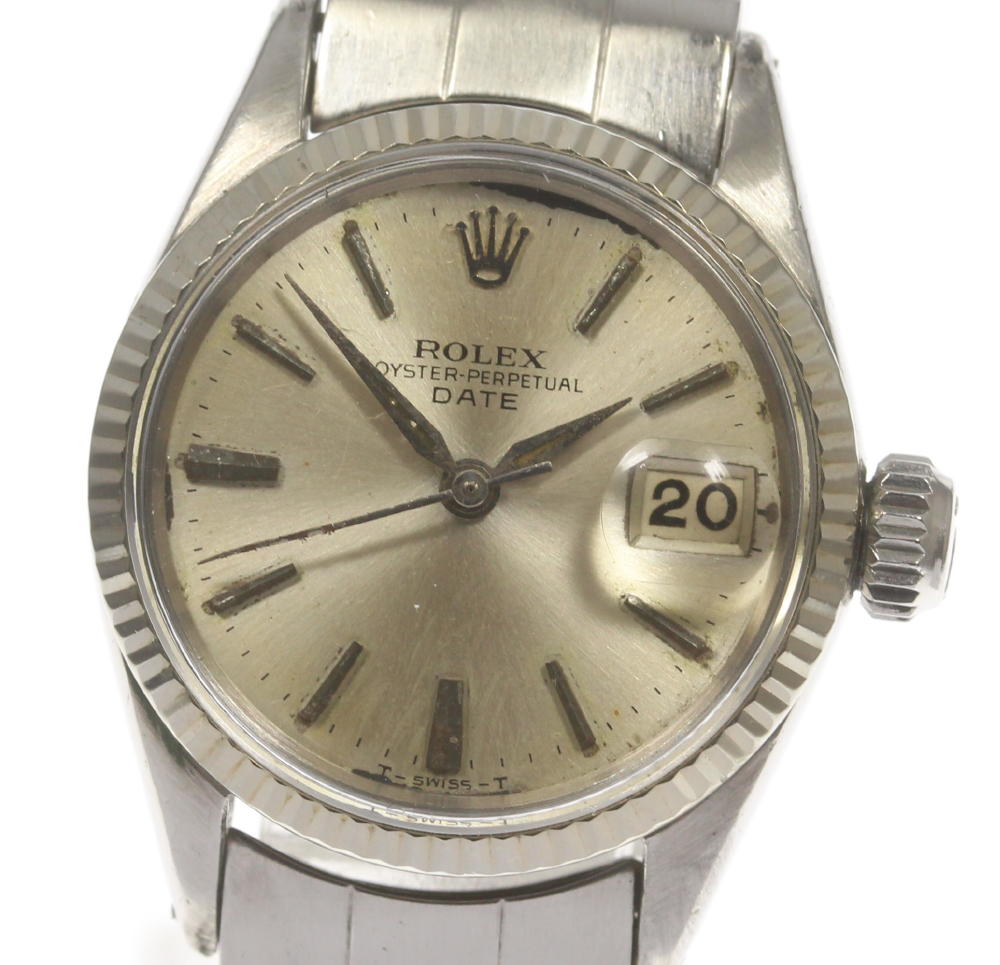 【ROLEX】ロレックス オイスターパーペチュアルデイト 6517 cal.1130 自動巻き レディース【中古】