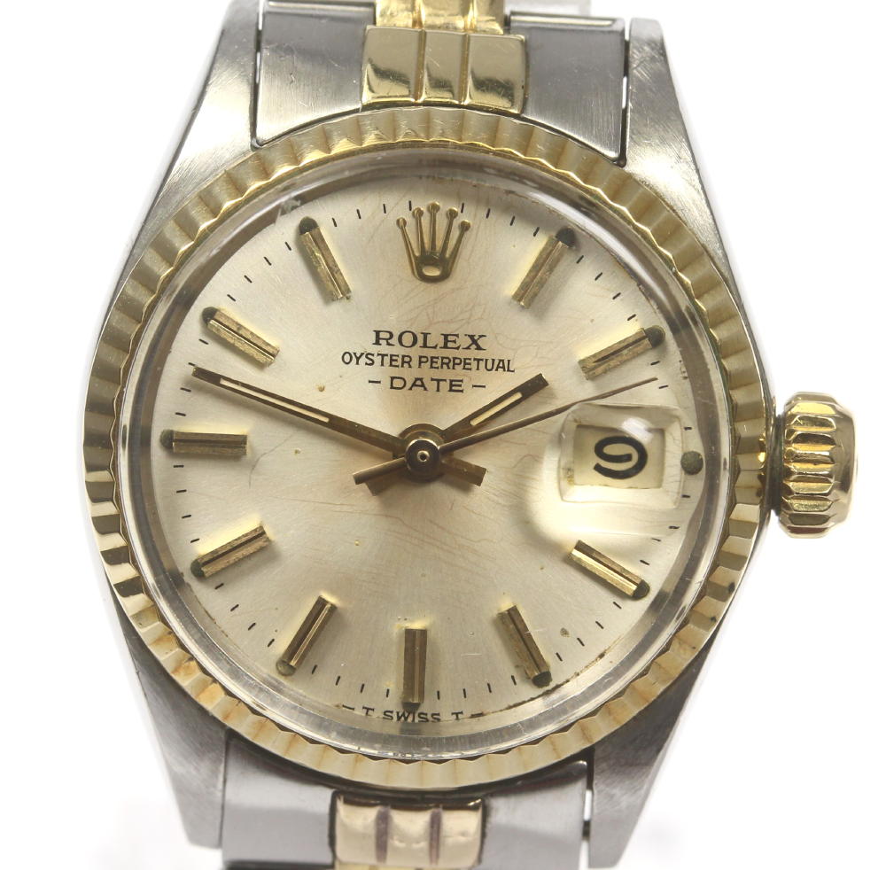 【ROLEX】ロレックス オイスター パーペチュアル デイト 6517 cal.1161 自動巻き レディース【中古】