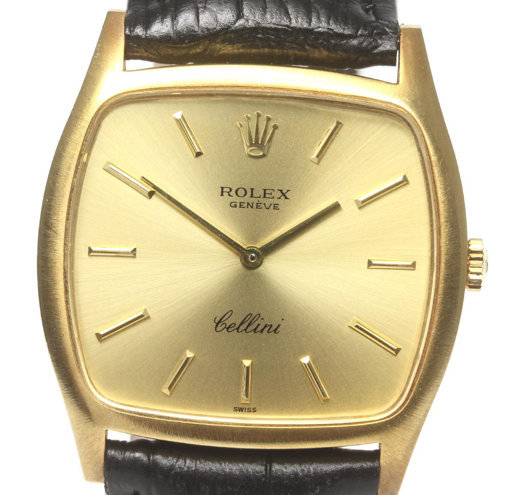 ☆良品【ROLEX】ロレックス チェリーニ K18YG Cal.1601 手巻き メンズ【中古】