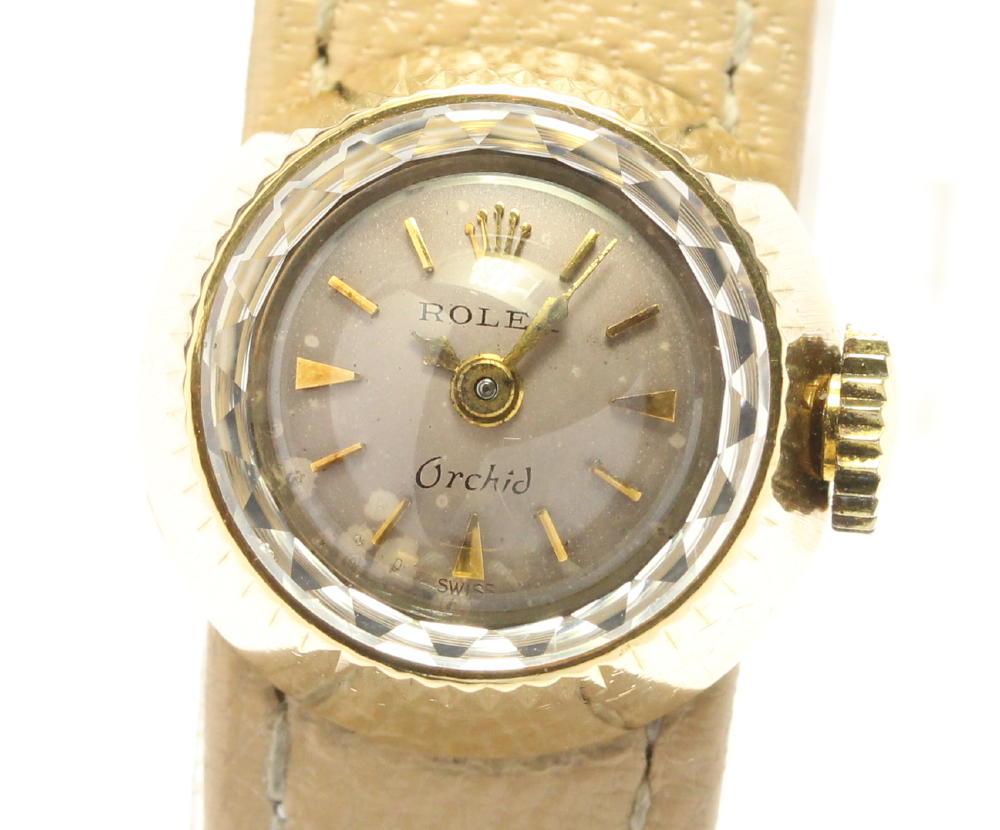 ☆訳あり【ROLEX】ロレックス カメレオン K18YG Cal.1401 手巻き レディース【中古】