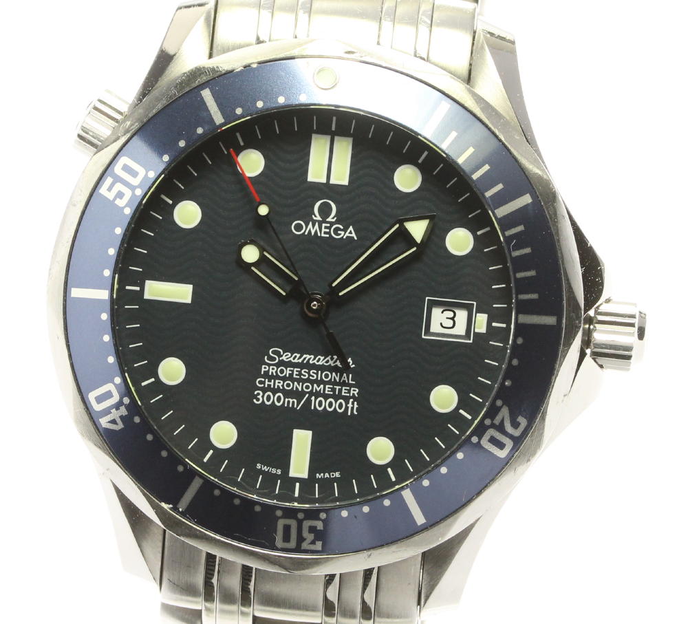 ※訳あり 保付【OMEGA】オメガ シーマスター300 2531.80 デイト 自動巻き メンズ【中 ...