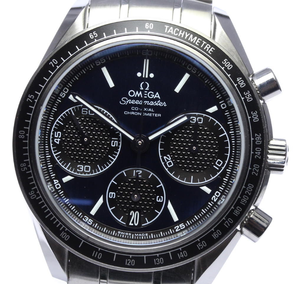 ☆良品【OMEGA】オメガ スピードマスター レーシング コーアクシャル クロノグラフ デイト 326.30.40.50.03.001 自動巻き メンズ【中古】