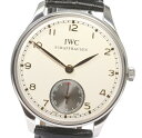 ☆美品☆保証書付【IWC】IWC ポルトギーゼ ハンドワインド IW545405 手巻き メンズ【中 ...