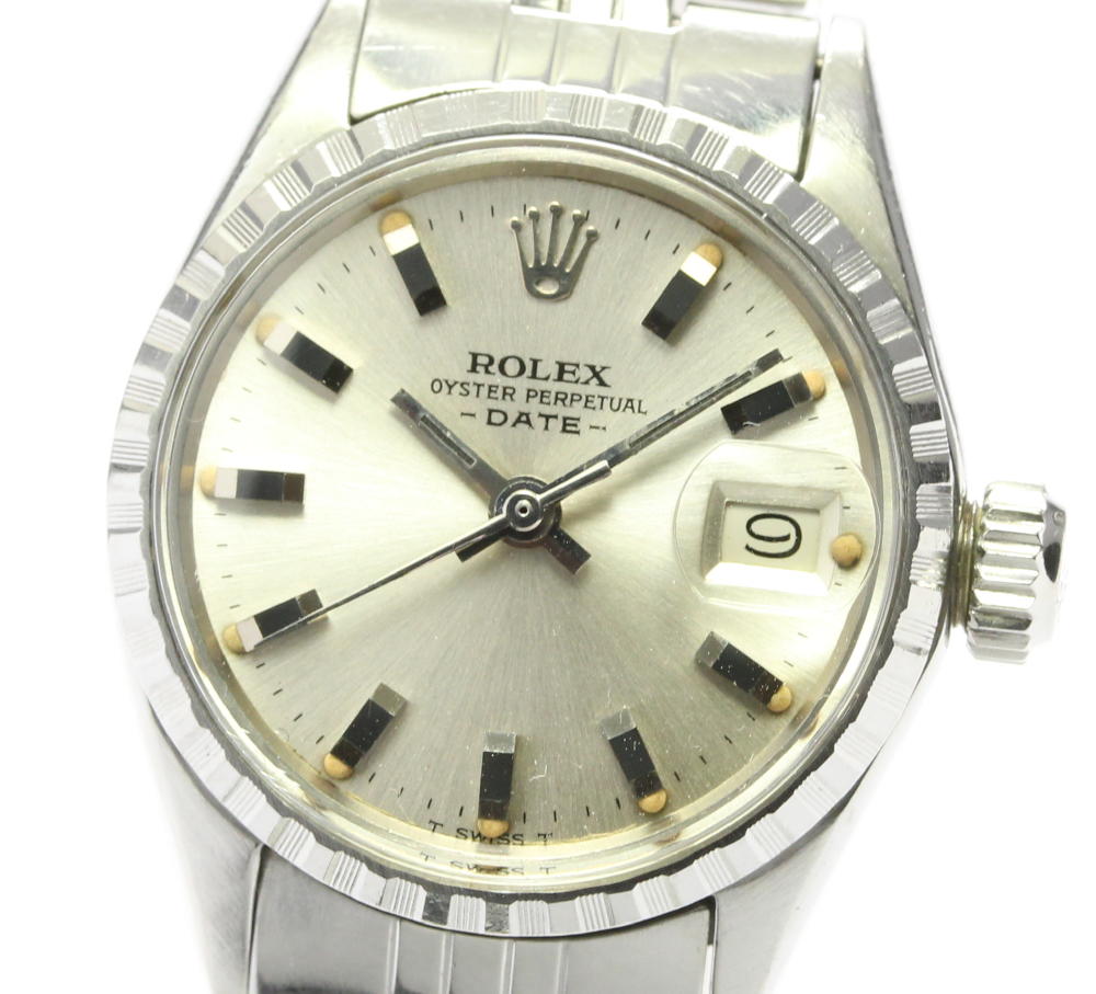 【ROLEX】ロレックス オイスターパーペチュアル デイト アンティーク cal.1161 6524 自動巻き レディース【中古】