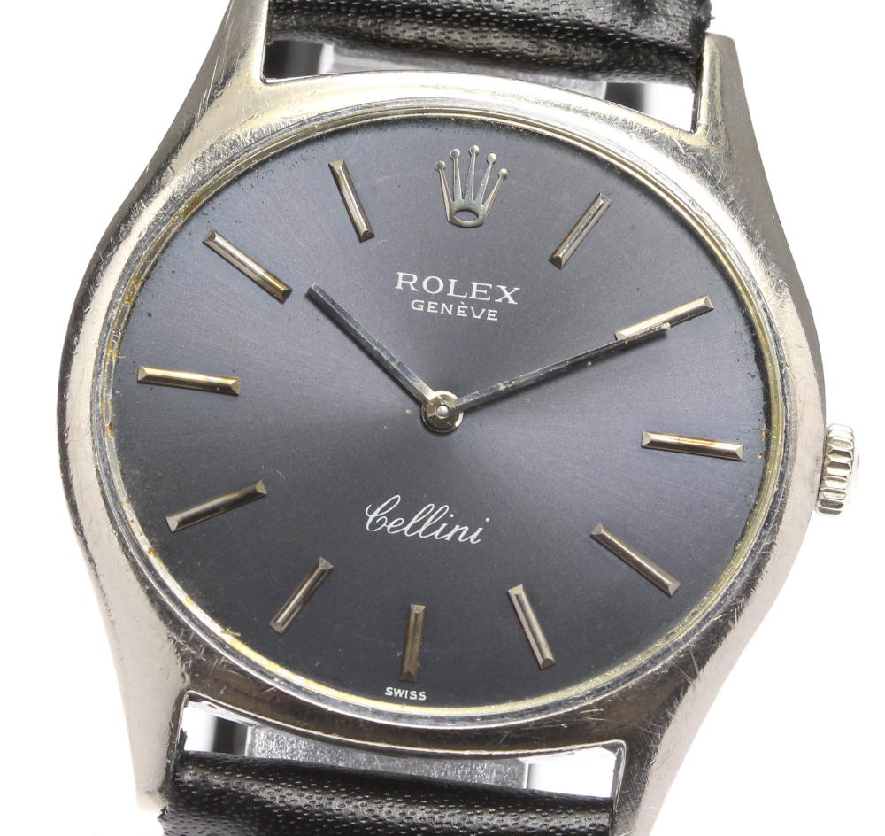 【ROLEX】ロレックス チェリーニ K18WG cal.1600 アンティーク 手巻き メンズ【中古】