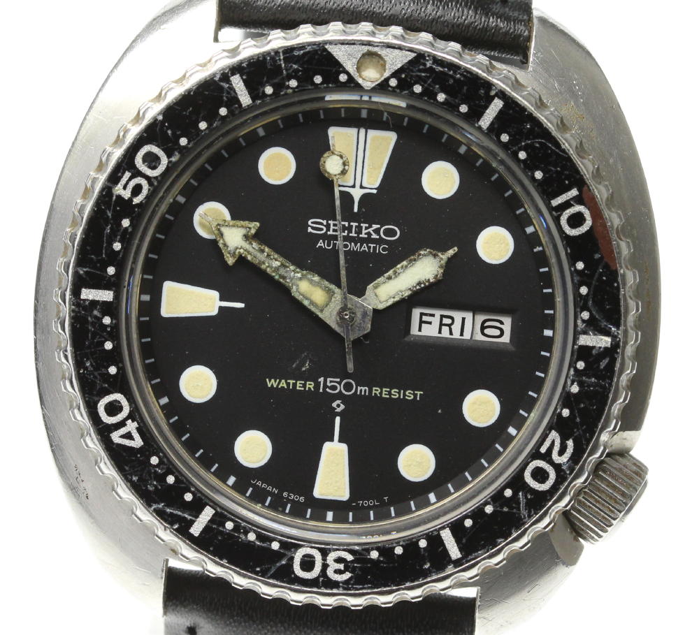 ☆訳あり【SEIKO】セイコー サードダイバー 150m デイデイト 6306-7000 自動巻き メンズ【中古】