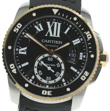 【CARTIER】カルティエ カリブル ドゥ カルティエ ダイバー W7100055 自動巻き メンズ★箱・保【中古】